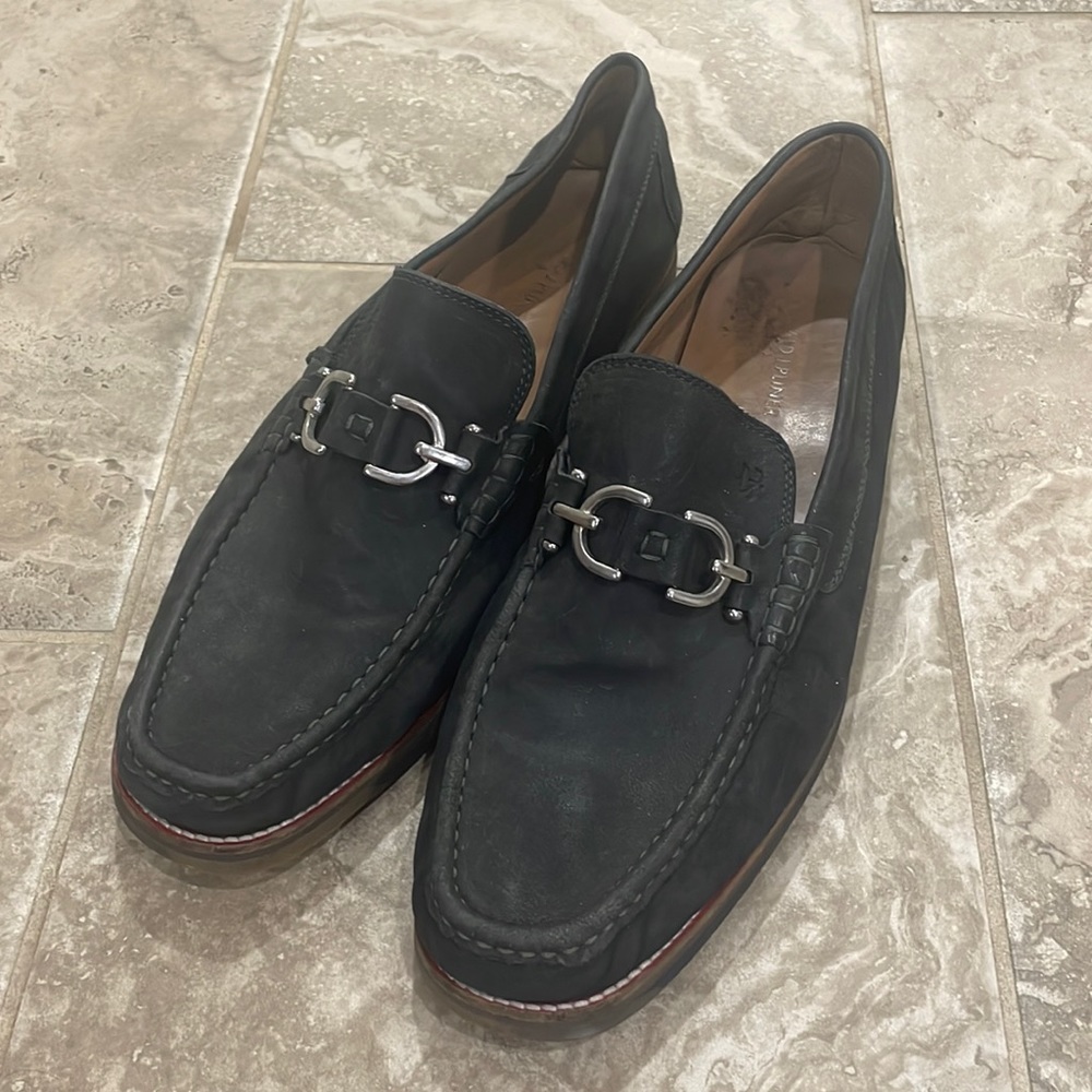 Donald J Pliner Men's Dustee Loafers Black Size 15‎